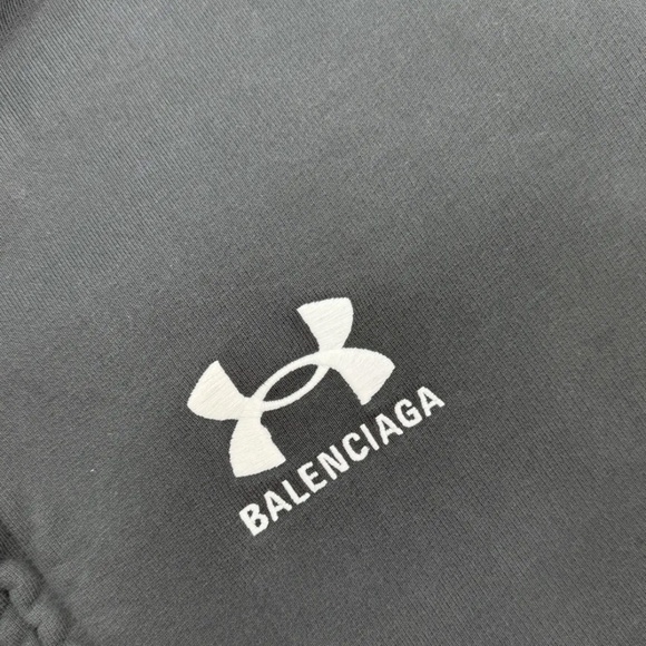 Balenciaga x Under Armour Black Hoodie - Size M - Picture 5 of 6